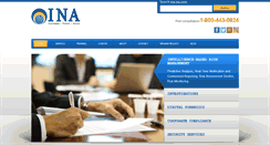 Desktop Screenshot of ina-inc.com